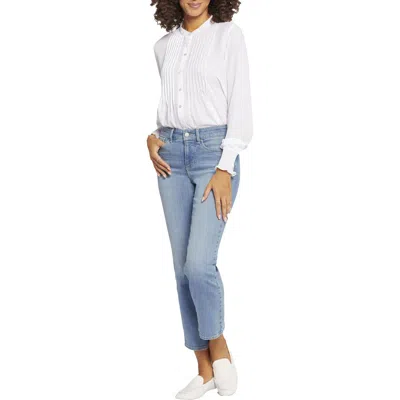 Nydj Marilyn Ankle Womens Tummy Slimming Denim Straight Leg Jeans In Nocolor