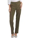 Nydj Marilyn Bay Leaf Linen-blend Trouser Jean In Green