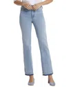 Nydj Marilyn High Waist Release Hem Ankle Straight Leg Jeans In Blue