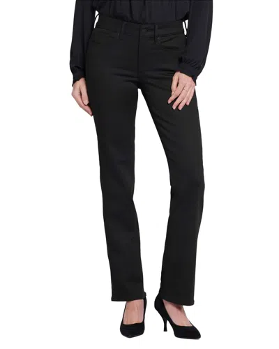 Nydj Marilyn Black Rinse Straight Leg Jean