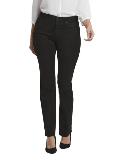 Nydj Marilyn Black Straight Jean In Brown