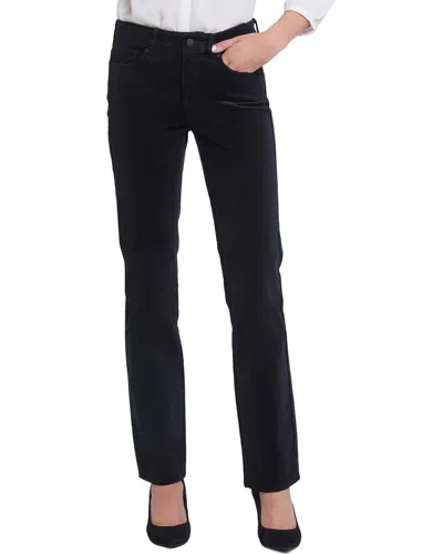 Nydj Marilyn Black Straight Leg Jean