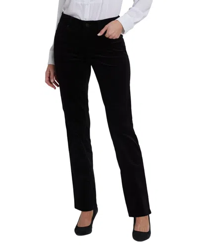 Nydj Marilyn Black Straight Leg Jean