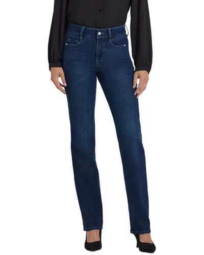 Nydj Marilyn Blacken Blue Straight Leg Jean