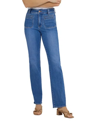 Nydj Marilyn Blue Paradise Straight Leg Jean