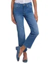 Nydj Pull-on Wonderland Straight Jean In Blue