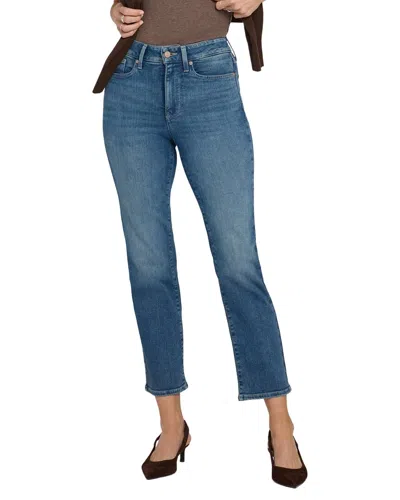Nydj Marilyn Breezy Palms Straight Leg Jean In Blue