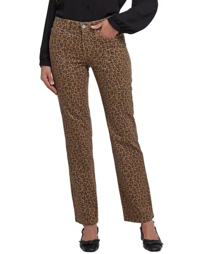 NYDJ MARILYN CALICO STRAIGHT JEAN