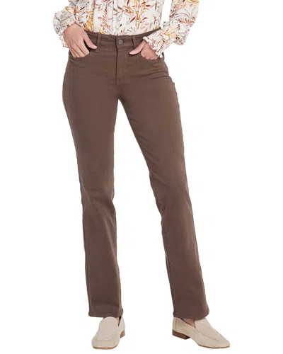 Nydj Marilyn Coffee Bean Straight Leg Jean