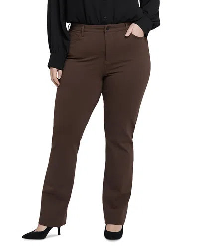 NYDJ MARILYN COMPRESSION PONTE STRAIGHT PANTS