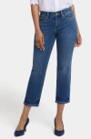Nydj Marilyn Cool Embrace® Ankle Straight Leg Jeans In Blue