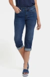 Nydj Marilyn Cool Embrace Straight Crop Jeans In Rio Rapids