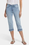 Nydj Marilyn Cool Embrace Straight Crop Jeans In Santiago Sea