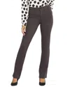Nydj Women's Classic Trouser Straight Pants In Black