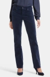 Nydj Marilyn Corduroy Straight Leg Pants In Starless Sky