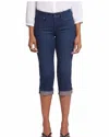Nydj Chloe Womens Crop Denim Capri Jeans In Multi