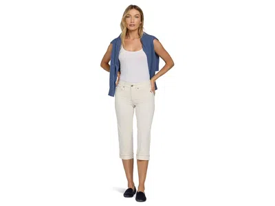 Nydj Marilyn Crop Cuff Jeans In Vintage White