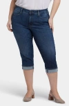 Nydj Marilyn Cuffed Capri Jeans In Rio Rapids