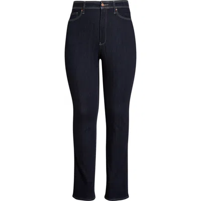 Nydj Marilyn Cuffed Straight Leg Jeans In Blue