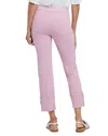Nydj Marilyn Cuffed Straight Leg Jeans In Pink Nectar