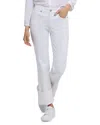 Nydj Marilyn Cuffed Straight Leg Jeans In Pink Nectar