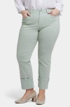 Nydj Marilyn Cuffed Straight Leg Jeans In Tomatillo