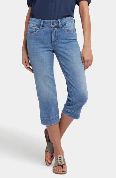 Nydj Marilyn Double Button Crop Jeans In Barcelona Breeze