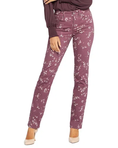 Nydj Marilyn Elsie Valley Straight Leg Jean In Purple