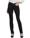 Nydj Marilyn Black Straight Leg Jean In Black
