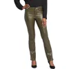 Nydj Marilyn Faux Leather Straight Leg Pants In Green