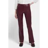 Nydj Marilyn Faux Leather Straight Leg Pants In Tavern