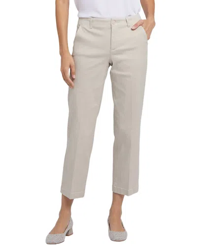 Nydj Marilyn Feather Ankle Crop Jean In Neutral