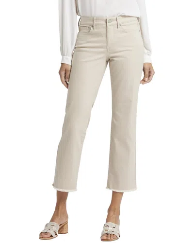 Nydj Piper High Rise Cropped Straight Leg Jeans In Feather