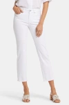 Nydj Petites Marilyn High Rise Ankle Jeans In Optic White