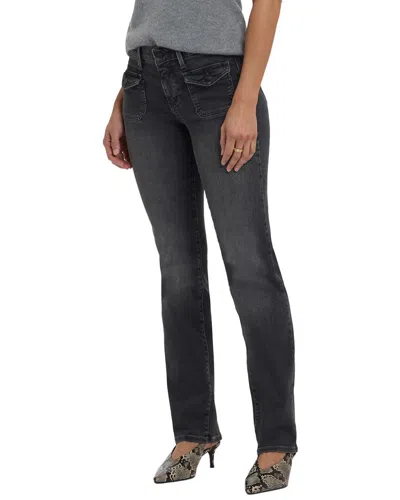 Nydj Marilyn Gloomy Marais Straight Leg Jean In Black