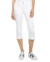 Nydj Chloe Optic White Capri Jean In Optic White