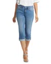 Nydj Marilyn High Rise Cropped Cuffed Jeans In Water Canyon