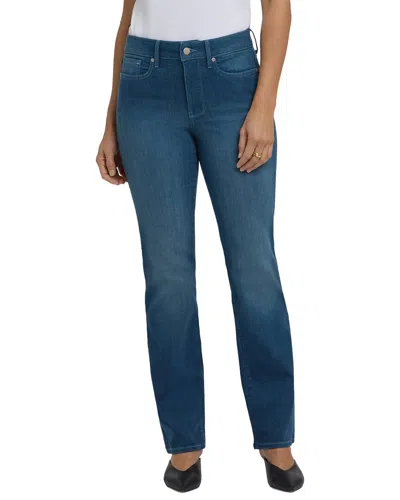 Nydj Marilyn High-rise Hugo Rain Straight Leg Jean In Blue