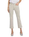 Nydj Marilyn High Rise Straight Jeans In Neutral