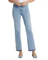 Nydj Marilyn High Waist Release Hem Ankle Straight Leg Jeans In Big Skies