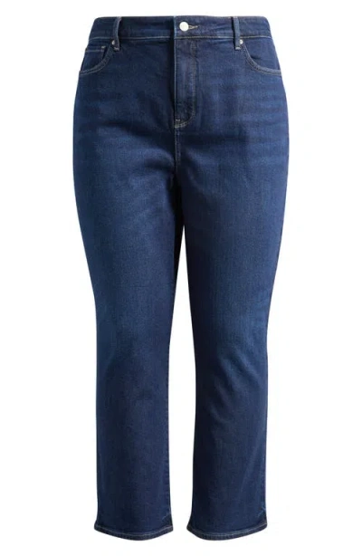 Nydj Marilyn High Waist Ankle Straight Leg Jeans In Blue