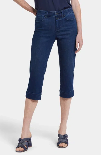 Nydj Marilyn High Waist Capri Jeans In Ibiza Blues