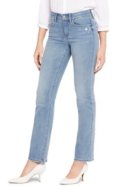 Nydj Marilyn High Waist Cool Embrace Straight Leg Jeans In Angel