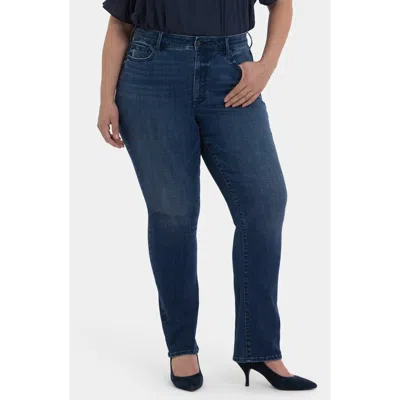 Nydj Marilyn High Waist Straight Leg Jeans In Multi