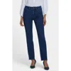 Nydj Marilyn High Waist Straight Leg Jeans In Blue