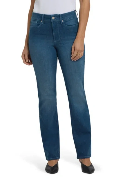 Nydj Marilyn High Waist Straight Leg Jeans In Blue