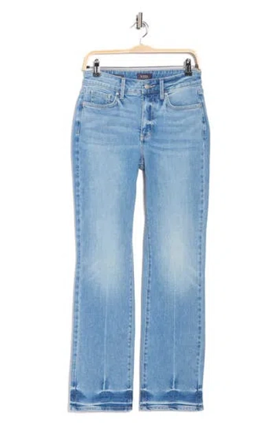Nydj Marilyn High Waist Straight Leg Jeans In Blue