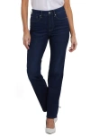 Nydj Marilyn High Waist Straight Leg Jeans In Blue