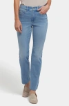 Nydj Marilyn High Waist Straight Leg Jeans In Blue