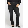 Nydj Marilyn High Rise Straight Leg Jeans In Paris Lights In Blue